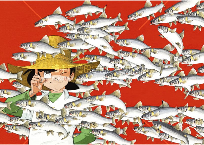 釣りキチ三平B2ポスター 人気4枚セット | 横手市増田まんが美術館