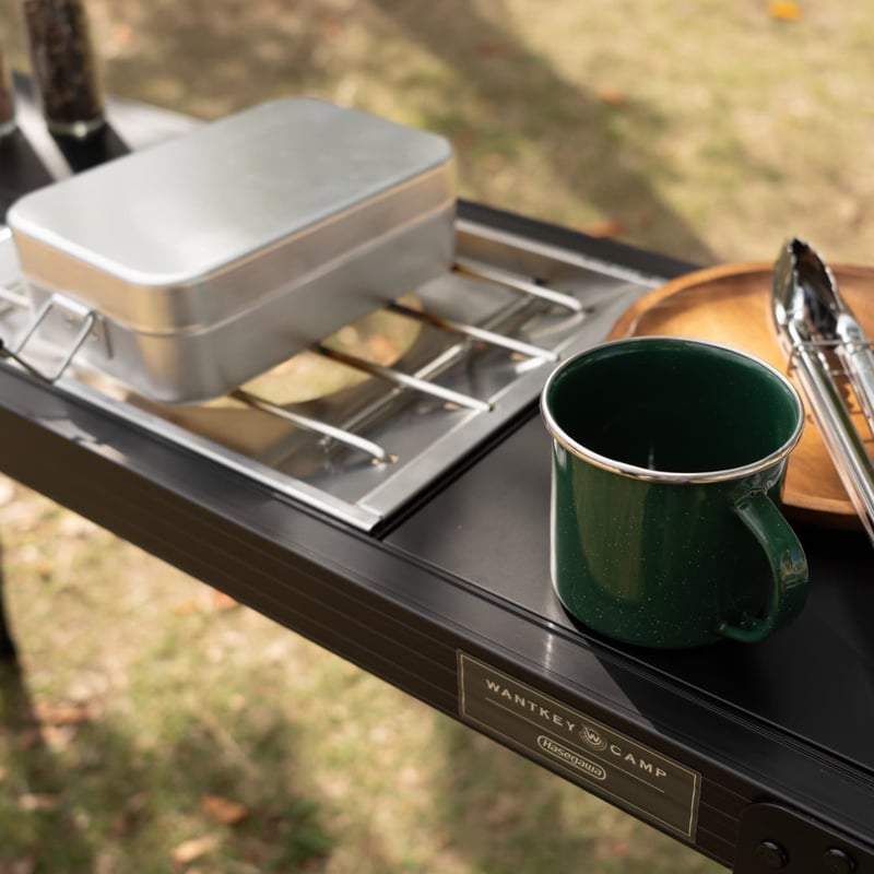 WANTKEY CAMP × HASEGAWA アルミグリルテーブル ケース付 WANTKEY CAMP × HASEGAWA _ アルミグリルテーブル【受注販売】 | Geek