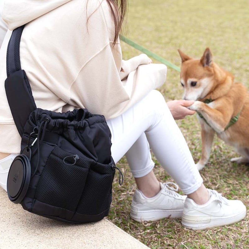 PUPS & BUBS 犬用お散歩バッグ ブラック 【公式通販】