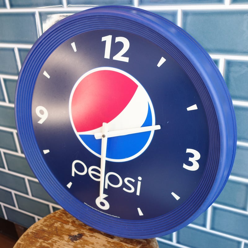 ビンテージ PEPSI ペプシ 壁掛け時計 IMPACT アメリカ製 インテリア