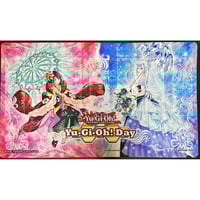 タイ限定】遊戯王 青き眼の賢士&青き眼の乙女 ハーフプレイマット タイ