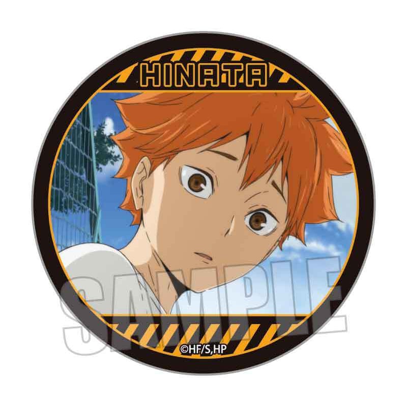 レア】ハイキュー レシーブ缶バッジ 日向翔陽 ハイキュー缶バッジ 日向