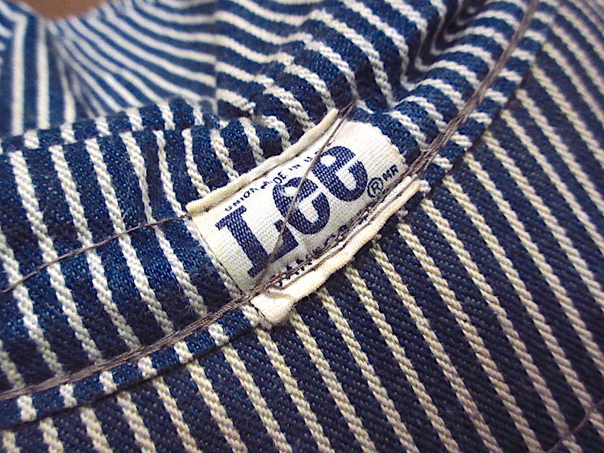 ビンテージ70's○Leeヒッコリーストライプワークキャップ○230416m5-m