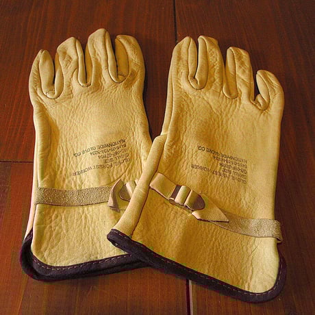 激レア美品】ヴィンテージ品/革手袋チンギアーレ欧州猪豚素材Mメンズ