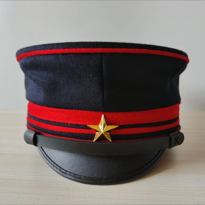 明治19年 二種 赤 騎兵 佐官用軍帽 制帽 大日本帝国陸軍 明治十九年