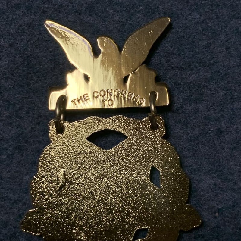 ☆1943年＊アメリカ軍＊10K金/417GOLD製＊VFWA議長