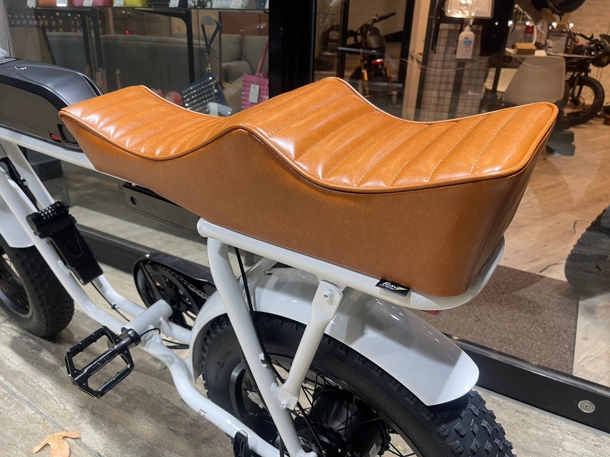 ちょび三段シートsuper73系ブラウン super73系電動自転車3段シート