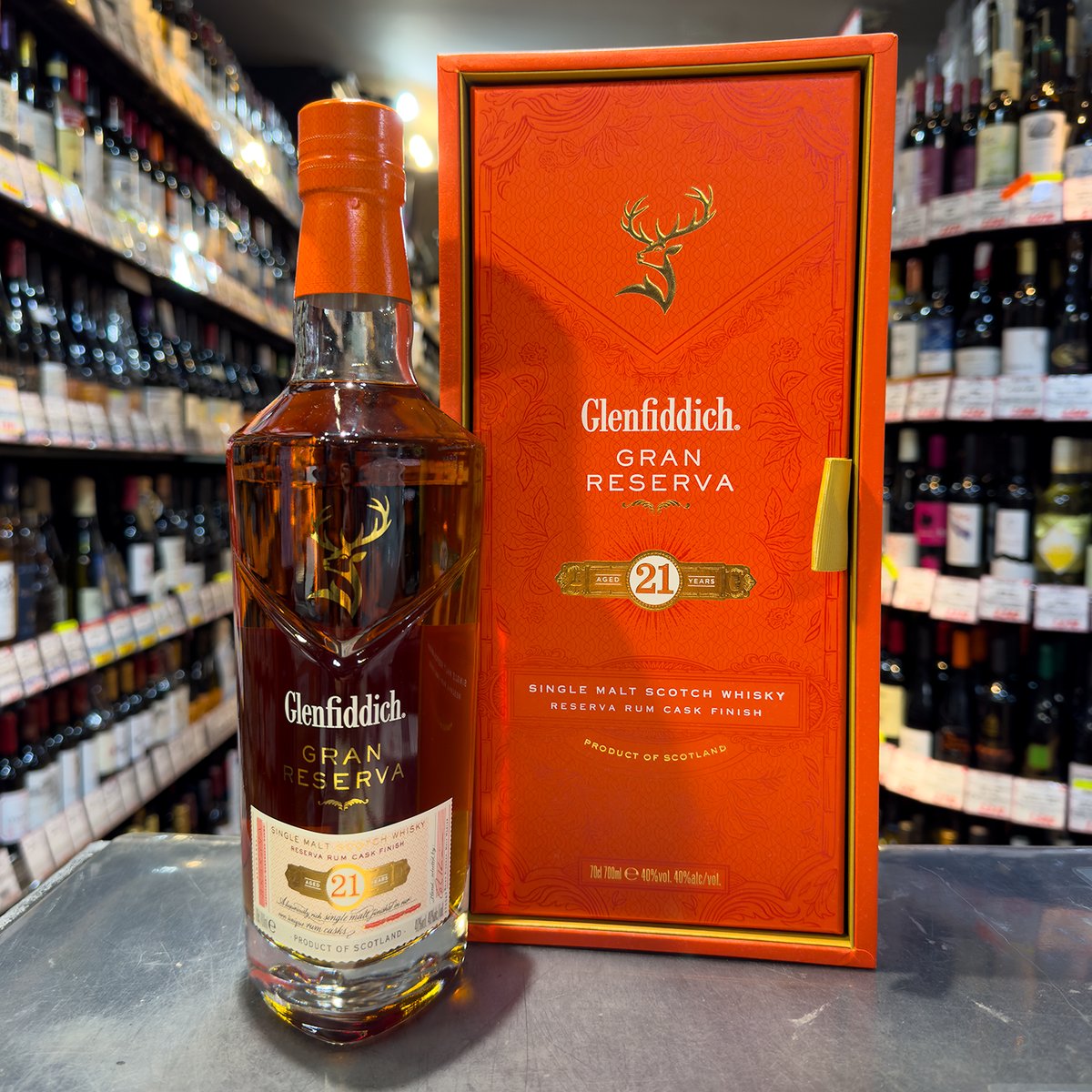 未開栓 Glenfiddich 21年 700ml スコッチウイスキー