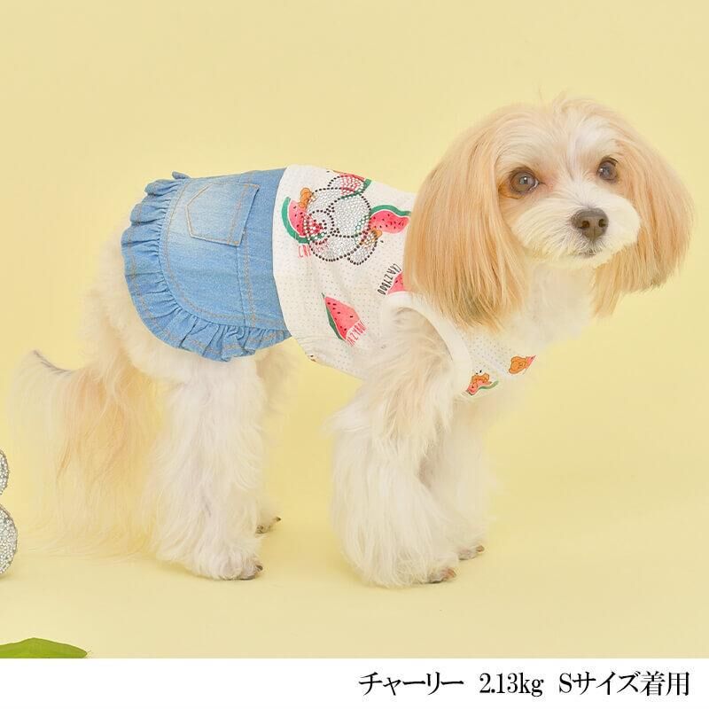 CRAZYBOO Baby クレイジーブー スイカプリントデニムワンピ CB164930