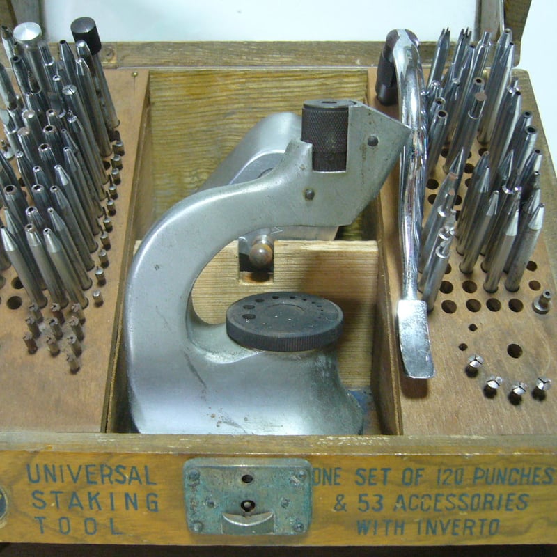 GEM ポンス台 タガネセット 機械式腕時計 時計工具 時計修理 | MARUKO商会