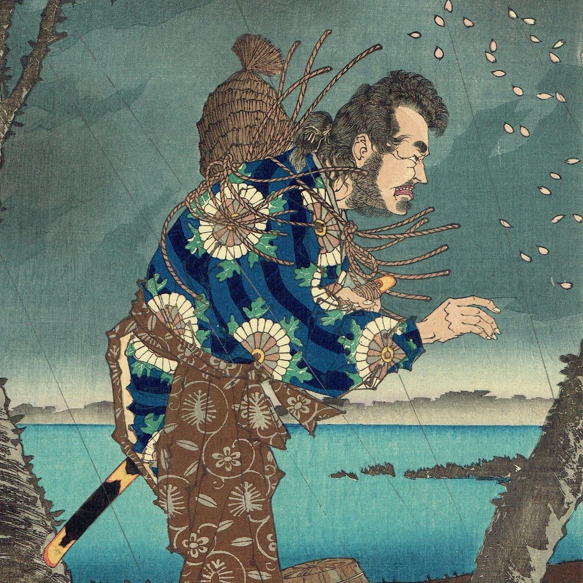 月岡芳年「東名所墨田川梅若之古事」明治16年【浮世絵】 | 浮世絵販売