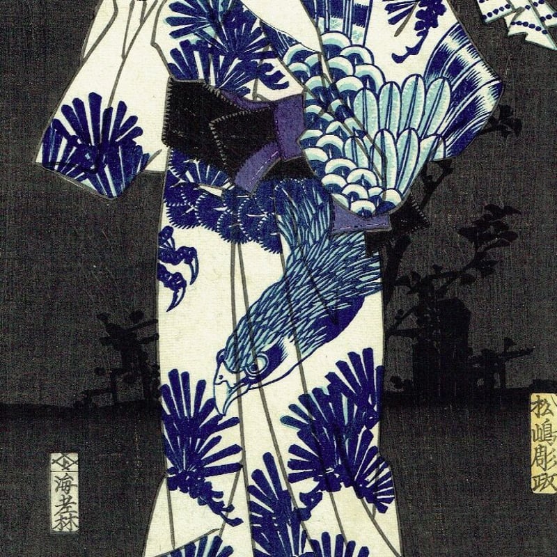 豊原国周「夏景色廓の連染」慶応2年（1866）【浮世絵】 | 浮世絵販売