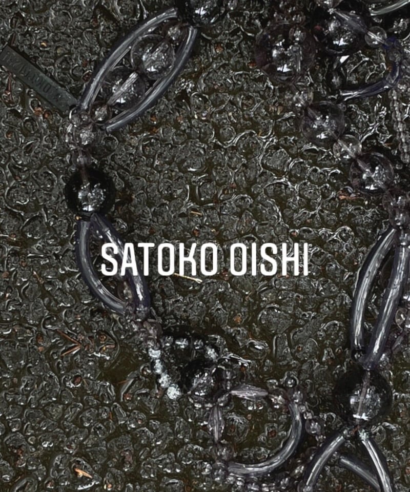 受注生産】Satoko Oishi / strap (clear black) | JURK