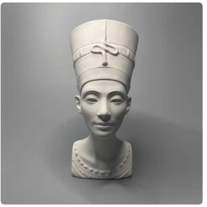 オブジェ】 置物 王妃 ネフェルティティ 第18王朝 胸像 エジブト 歴史