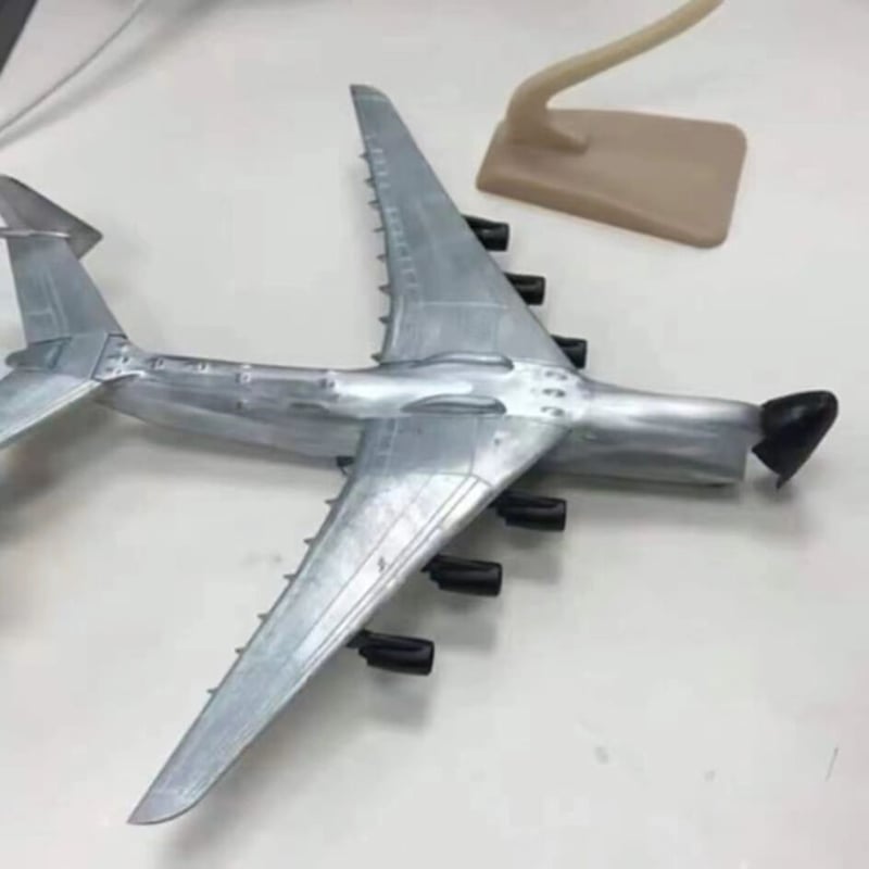 希少 迫力満点 1/400 An-225 ムリーヤ 塗装 スタンド附属 希少 迫力