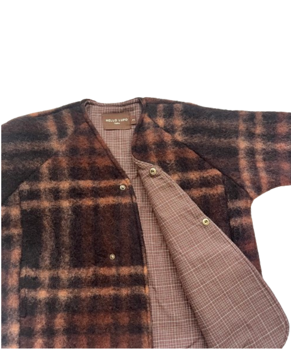 HELLO LUPO - Kimono Coat - Chestnut | UANDEL