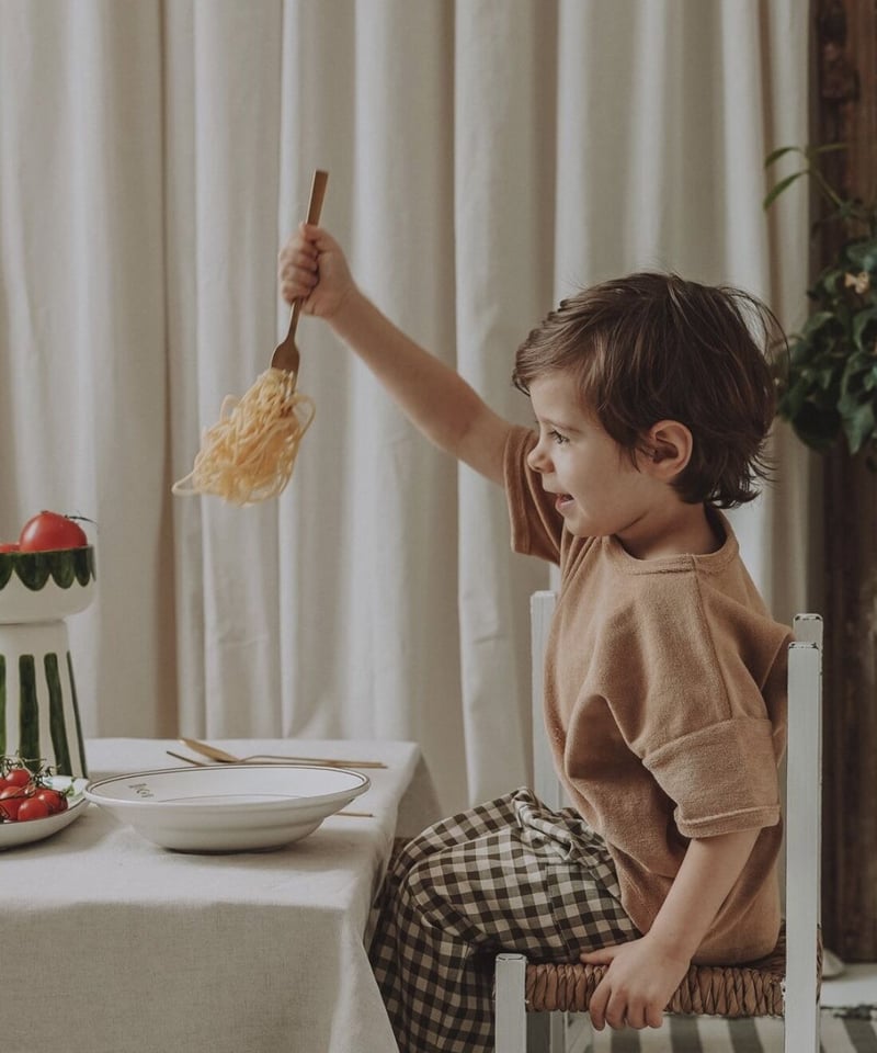 organic zoo - Olive Gingham Fisherman Pants/Poc