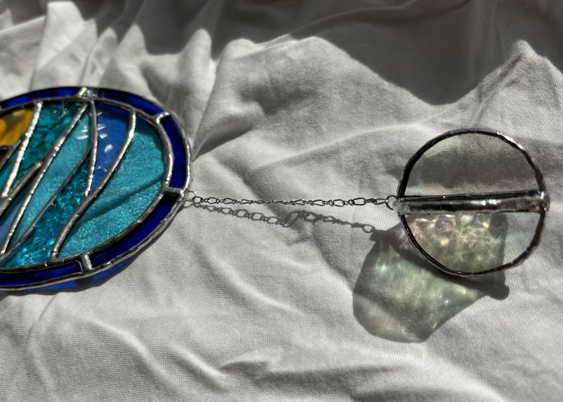 ステンドグラスサンキャッチャー