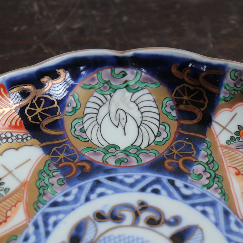 伊万里焼色絵八寸皿 桃鶴桜 | 発酵素材オンラインストア