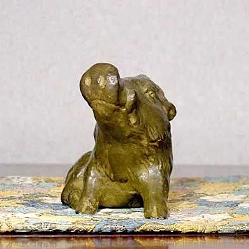 彫刻 ブロンズ 沼田一雅 作 亥 無傷 箱誂 保証。 | STORESショップARIKA