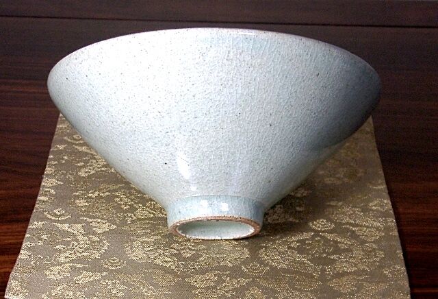 韓国 樊川窯 安 東五 作 雲鶴青磁 茶碗 無傷 箱合 保証 | STORES