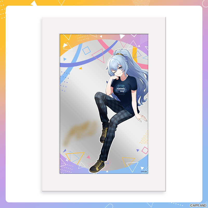 ピロ水先生直筆サイン入りプレミアムアクリルキャンバスアート 華実&結