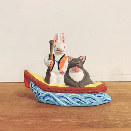 郷土玩具「小幡人形（招猫）」【 送料確認用出品 】 郷土玩具「小幡