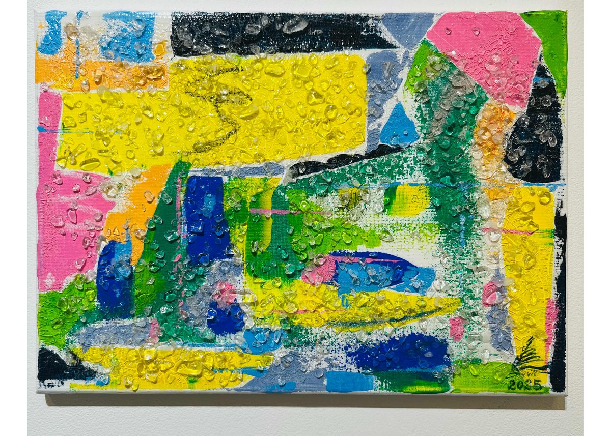 2024年100人100点絵画入賞 Piero Hearts 夏ガーデン ポップカルチャー