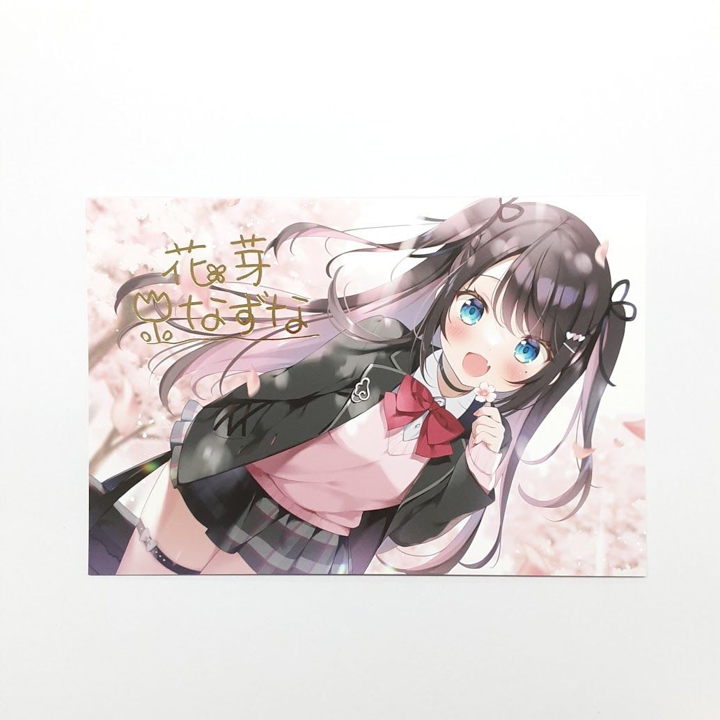 ぶいすぽっ！ 橘ひなの 2020 直筆 サイン入り ポスカ ポストカード ぶいす