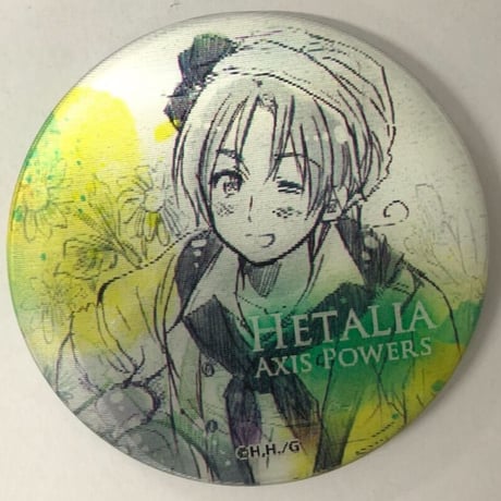 ヘタリア チェンジング缶バッジ ドイツ ヘタリア ドイツ 原作絵 七変化