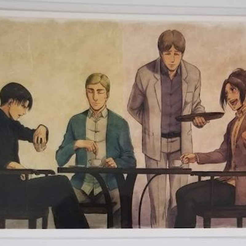 進撃の巨人 WIT STUDIO ポストカード リヴァイ エルヴィン ハンジ 進撃