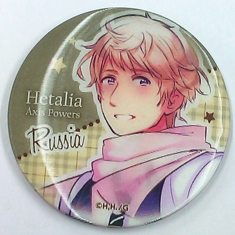 ヘタリア チェンジング缶バッジ ロシア ピンク ヘタリア チェンジング