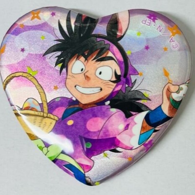 忍たま乱太郎 忍たま 中在家長次 ハート缶バッチ 壱 ナンジャタウン 忍