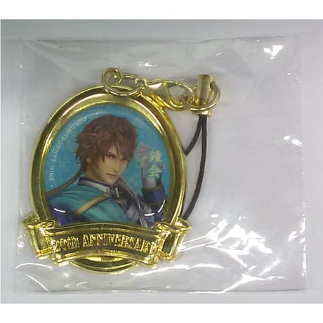 三國無双 郭嘉 缶バッジ サンリオコラボ クッキー缶 三國無双 郭嘉 缶