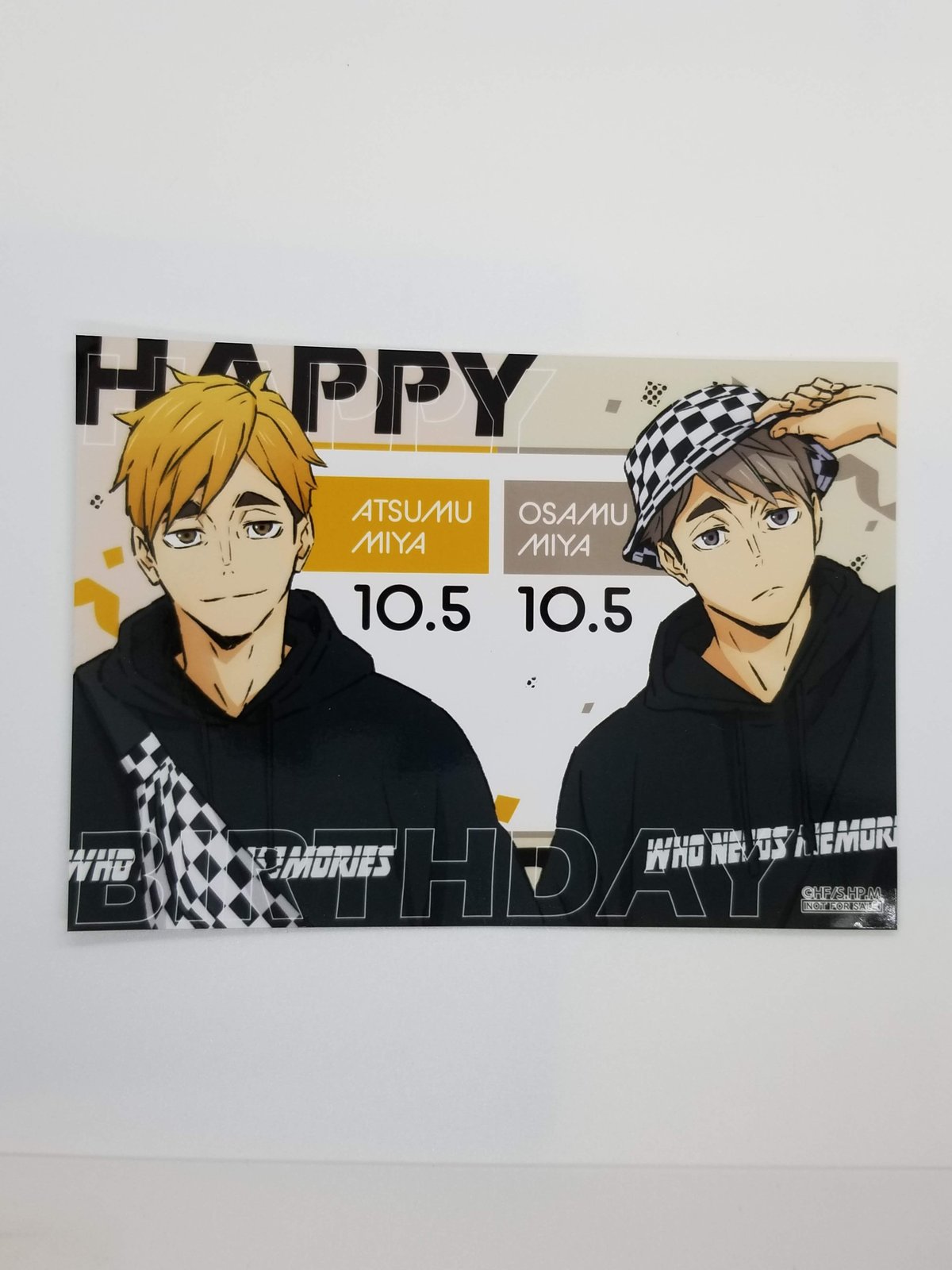 ハイキュー!! 宮 侑・宮 治 キャラクターバースデー企画 イラスト