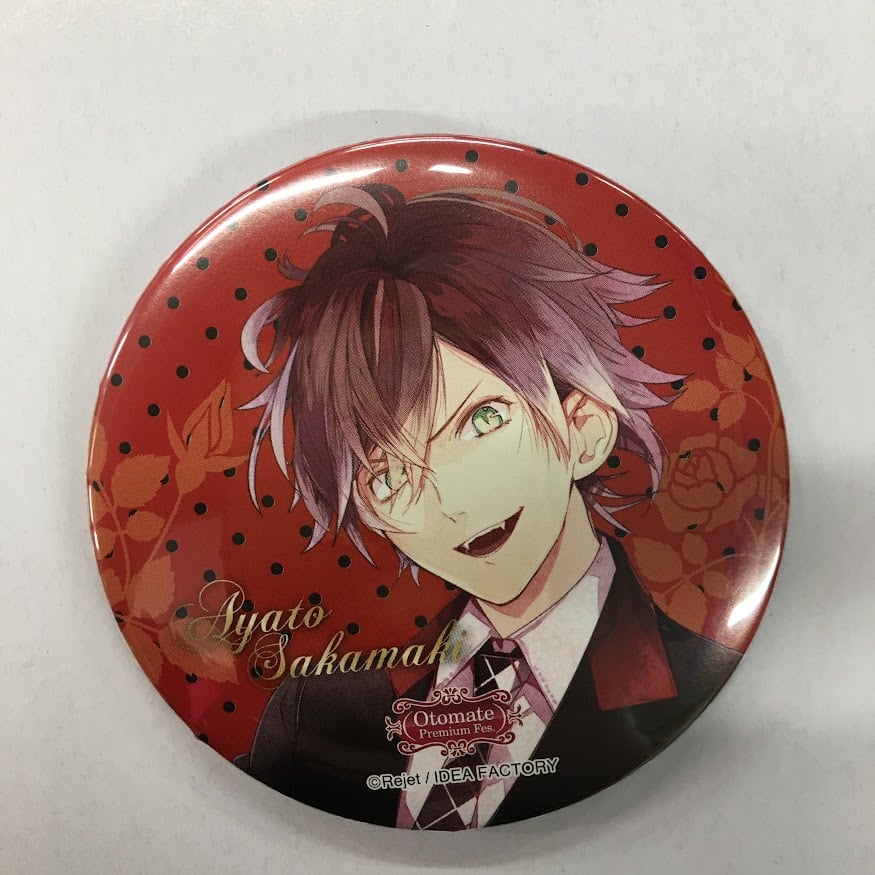 ディアラバ DIABOLIK LOVERS 逆巻アヤト 缶バッジ DP DIABOLIK LOVERS