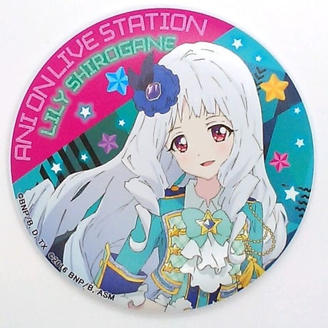 アイカツスターズ 白鳥ひめ バースデー缶バッジ Season2 3個セット
