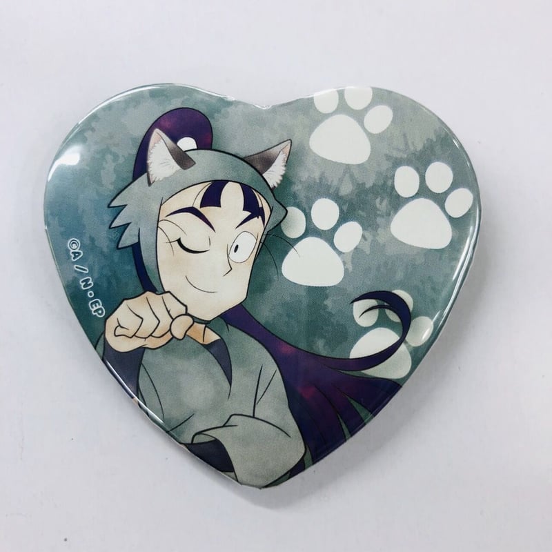 忍たま ナンジャ 立花仙蔵 ハート缶バッジ 8点 忍たま乱太郎