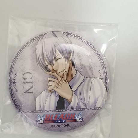 BLEACH 市丸ギン 缶バッジ ブレソル ホワイトデー BLEACH 市丸ギン 缶