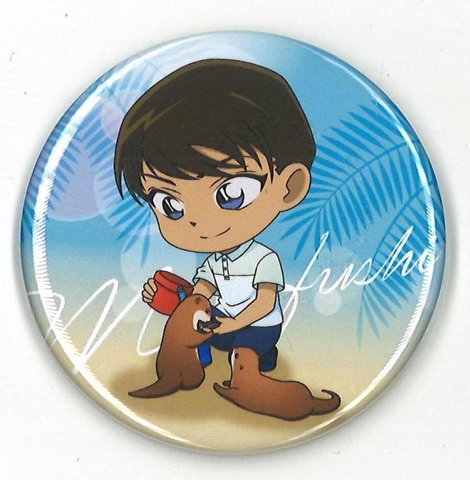 名探偵コナン サンシャイン水族館 アクリルキーホルダー 缶バッジ 安室