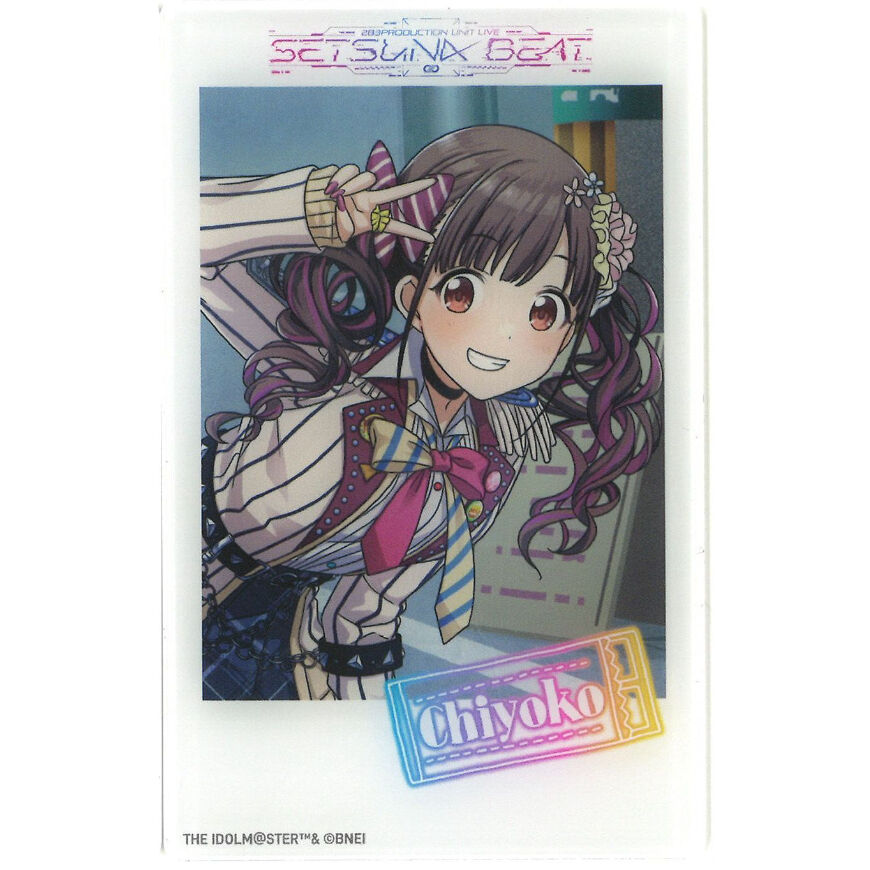 シャイニーカラーズ 園田智代子 アクリルカード SETSUNA BEAT 対バン