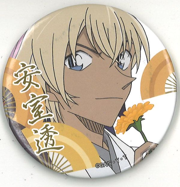 名探偵コナン 缶バッジ 降谷零 安室透 名探偵コナン 公式 アプリ 缶