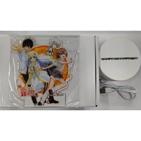 御坂美琴 誕生祭 ライトアップアクリルスタンド とある科学の超電磁砲