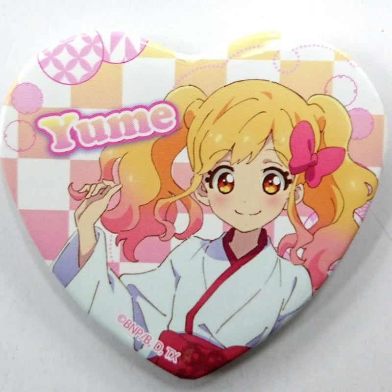 アイカツ ハート缶バッジ 全種セット ドリコラフェス 星宮いちご 虹野