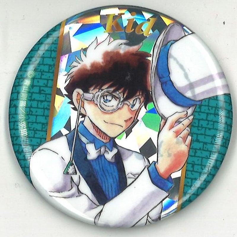 連載30周年記念 名探偵コナン展 缶バッジコレクション 怪盗キッド | K
