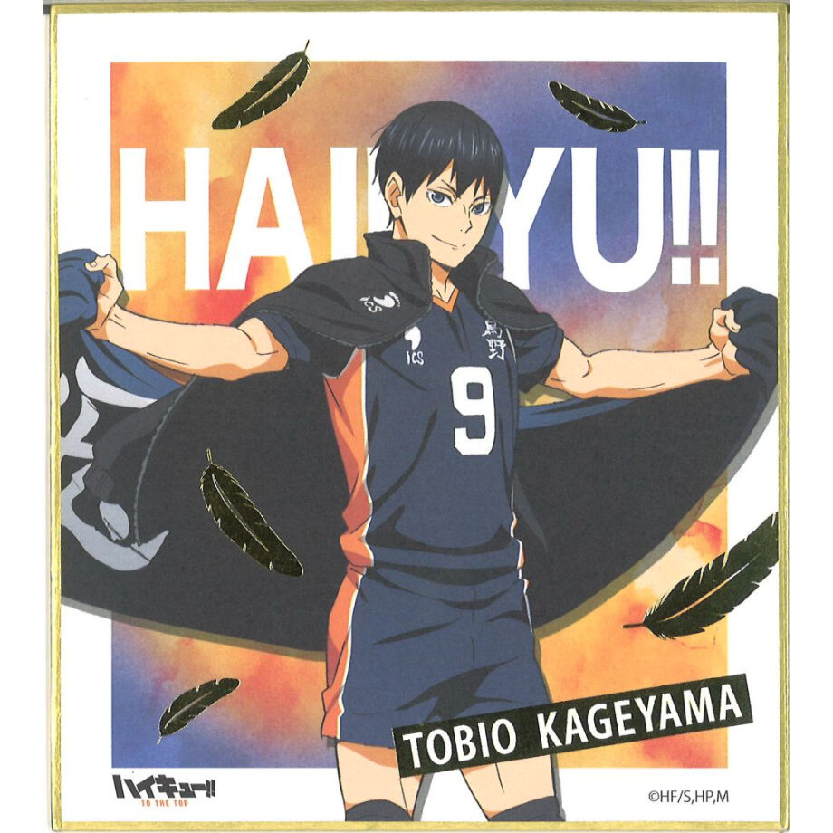 ハイキュー!! 横断幕 箔押しミニ色紙コレクション 影山飛雄 | K-BOOKS