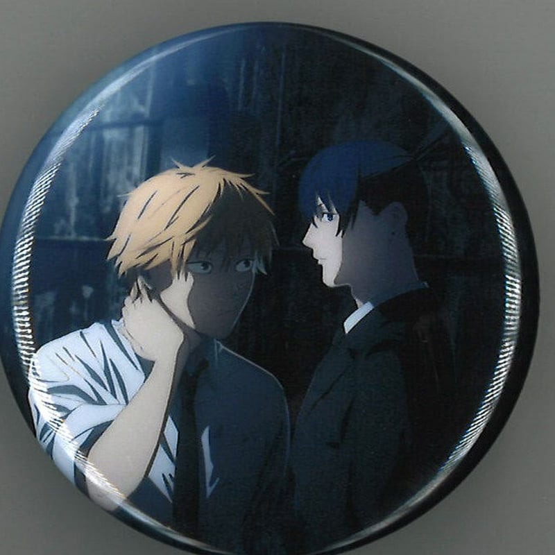 チェンソーマン アキ 缶バッジ チェンソーマン メタリック缶バッジ