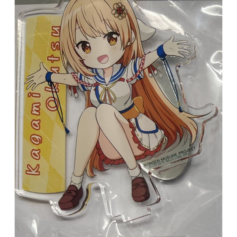 温泉むすめ 鏡野町観光協会限定コラボ 奥津かがみ おすわりかがみ