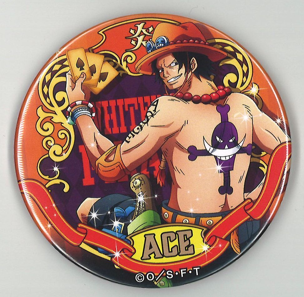 ルフィ エース 海外限定 缶バッジ ワンピース ONE PIECE ワンピース 輩