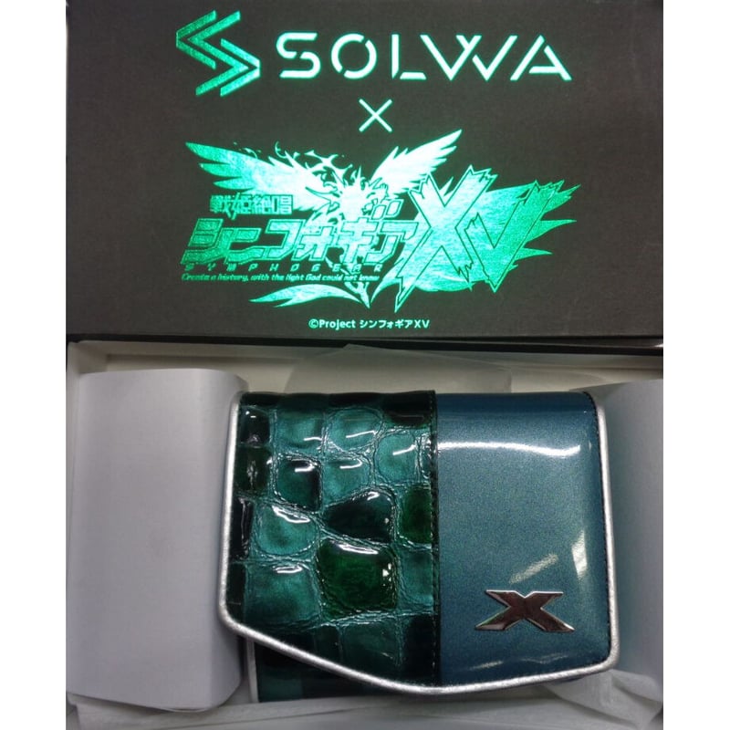 戦姫絶唱シンフォギアXV SOLWA 本革長財布 響ver. アクスタ付き テ*